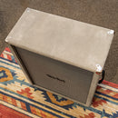 Two-Rock 2x12" Vertical Cabinet (SSS Width) - Grey Suede, Vintage Silver Cloth