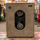 Two-Rock 2x12" Vertical Cabinet (SSS Width) - Grey Suede, Vintage Silver Cloth