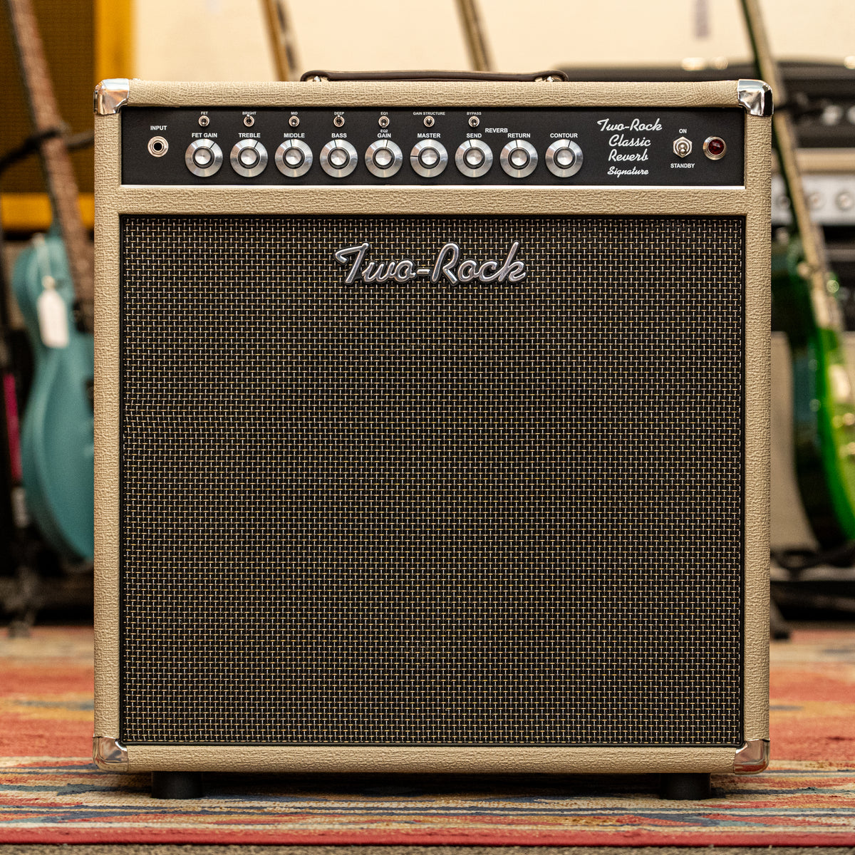 Two-Rock Classic Reverb Signature 40-watt Combo - Blonde Tolex, Black