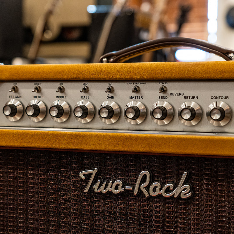 Two-Rock Classic Reverb Signature 50 Watt Combo - Buckskin Suede, Oxbl