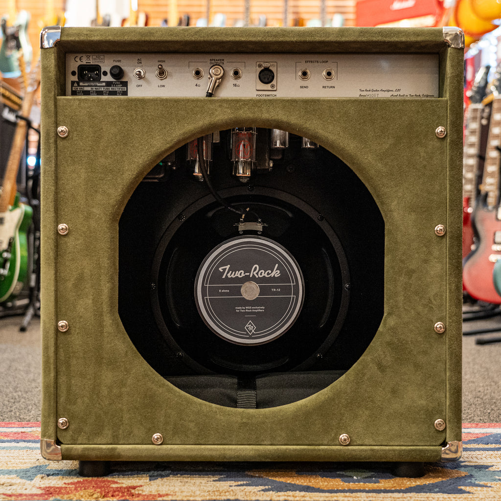 Two-Rock Classic Reverb Signature 50 Watt Combo - Moss Suede, Vintage
