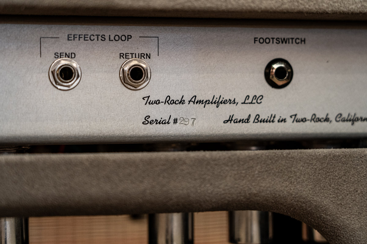 Two-Rock Silver Sterling Signature 100 Watt Head - Dark Grey