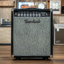 Two-Rock Studio Overdrive Combo - Black Suede, EC Collins Grey Pinstripe Cloth
