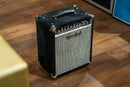 Two-Rock Studio Overdrive Combo - Black Suede, EC Collins Grey Pinstripe Cloth