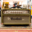 Two-Rock Studio Signature 35-watt Head - Moss Green Suede, Vintage Beige Cloth