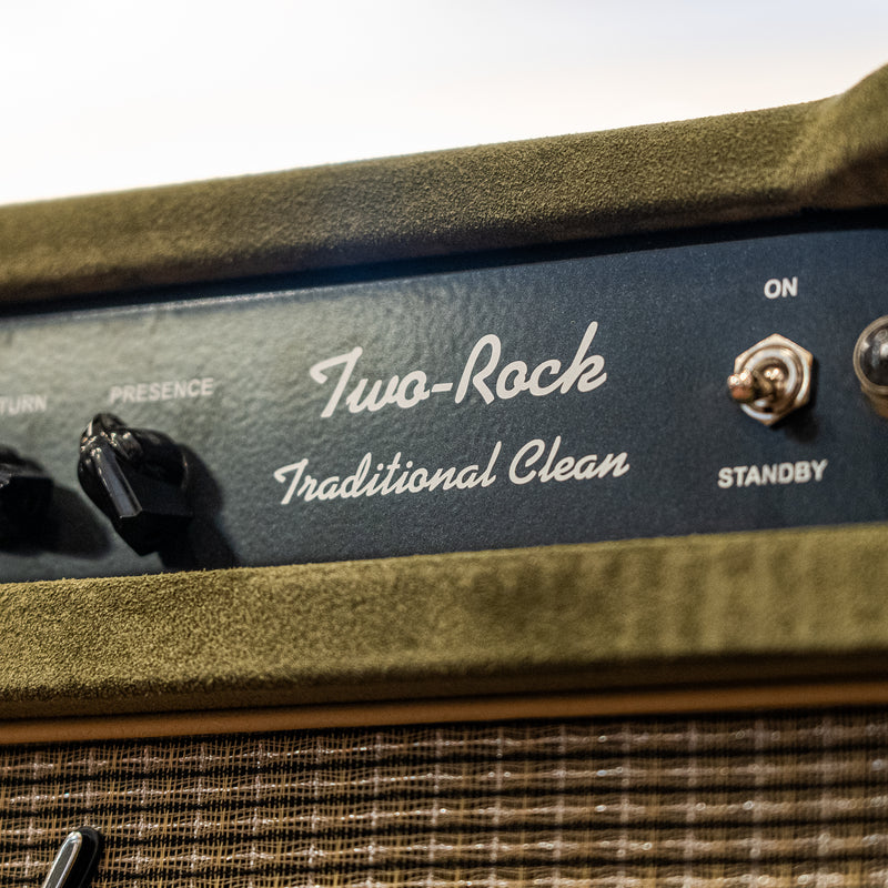 Two-Rock Traditional Clean 40 Combo - Moss Suede, Vintage Beige Grill