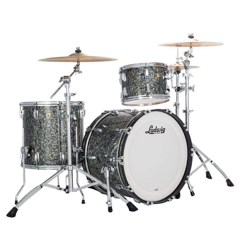 Ludwig Classic Maple Jazzette Black Pearl 3pc Kit - Limited Run