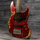 Xotic XJ-1T 5 String Bass - Dark Candy Apple Red / 3-Tone Burst