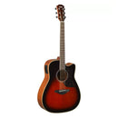 Yamaha A1M Folk Cutaway Acoustic/Electic Guitar - Tobacco Brown Sunburst
