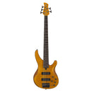Yamaha TRBX605FM 5-String Electric Bass Guitar - Matte Amber