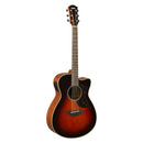 Yamaha A1M Folk Cutaway Acoustic/Electic Guitar - Tobacco Brown Sunburst