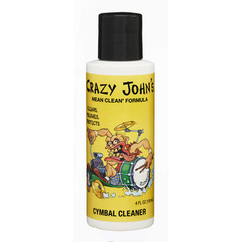 Crazy John's Cymbal Cleaner and Polish - 4oz Bottle