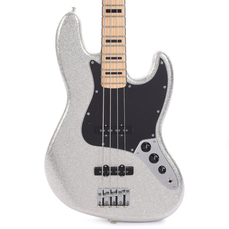 Fender Limited Edition Artist Mikey Way Jazz Bass - Maple Fingerboard, Silver Sparkle