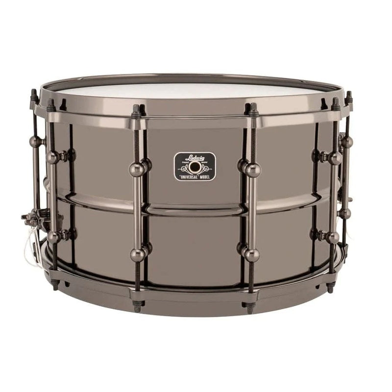 Ludwig Universal Black Brass Snare Drum - 14x8" - Polished