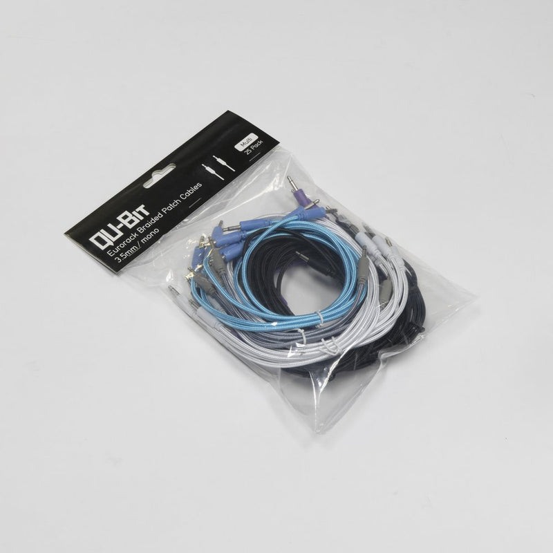 Qu-Bit Eurorack Braided Patch Cables 25 Pack