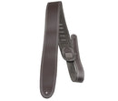 Perri's 2.5 Brown Double Stitched Leather Guitar Strap
