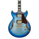 Ibanez Artcore Expressionist AM93QM - Jet Blue Burst