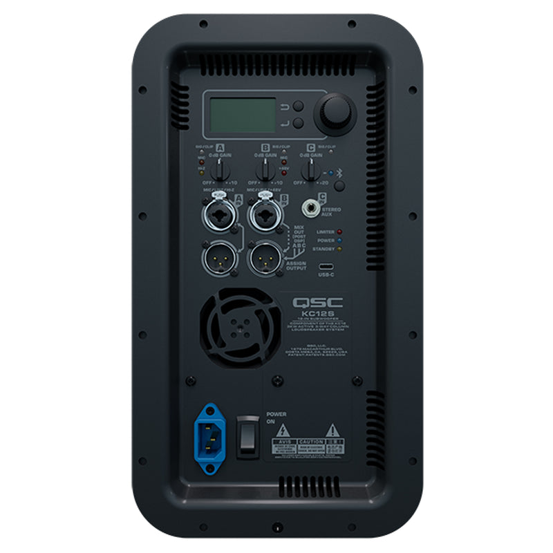 QSC KC12 Powered 3-Way Column PA System