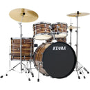 Tama Imperialstar 5pc Drum Kit w/ Meinl HCS Cymbals - Coffee Teak Wrap