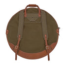 Tackle Canvas Cymbal Bag - Forest Green w/ Tan Trim - 22"