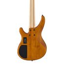 Yamaha TRBX605FM 5-String Electric Bass Guitar - Matte Amber