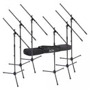 On-Stage Stands MSP7706 Six Euro Boom Mic Stands with Bag
