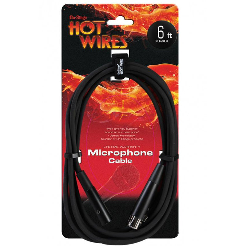 Hot Wires MC12-6 Mic Cable (6', XLR-XLR)