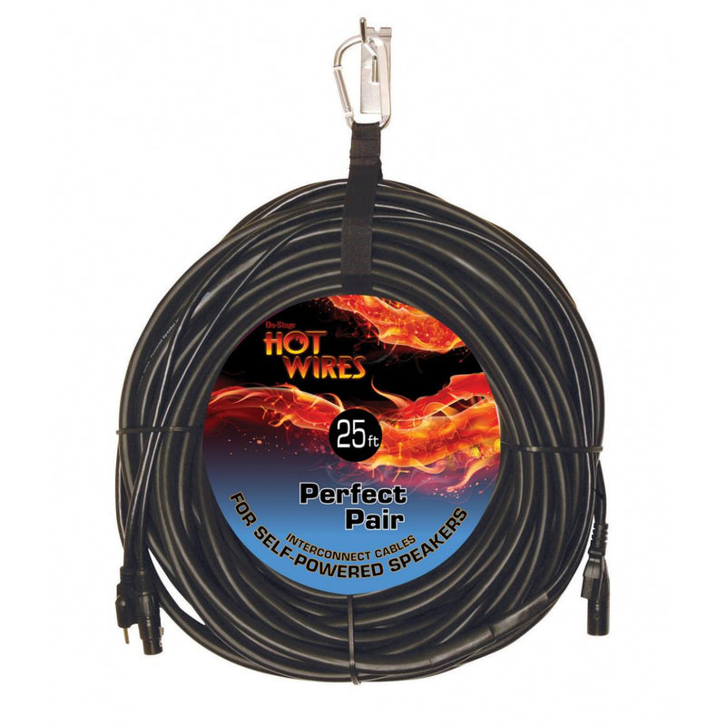Hot Wires MPCOMBO-25 Perfect Pair Powered Speaker Cable Assembly (25')
