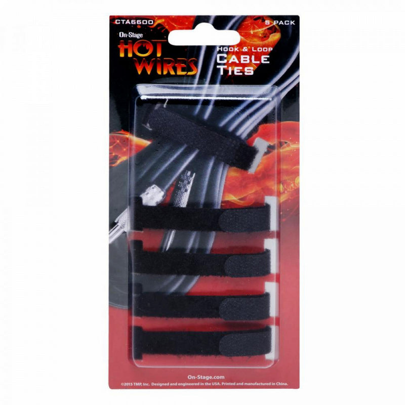 On-Stage Stands CTA6600 Cable Ties (5-Pack)