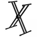 On-Stage Stands KS7291 ERGO-LOK Double-X Keyboard Stand with Welded Construction