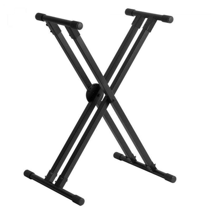 On-Stage Stands KS8291XX ERGO-LOK Double-X Keyboard Stand with Lok-Tight Construction