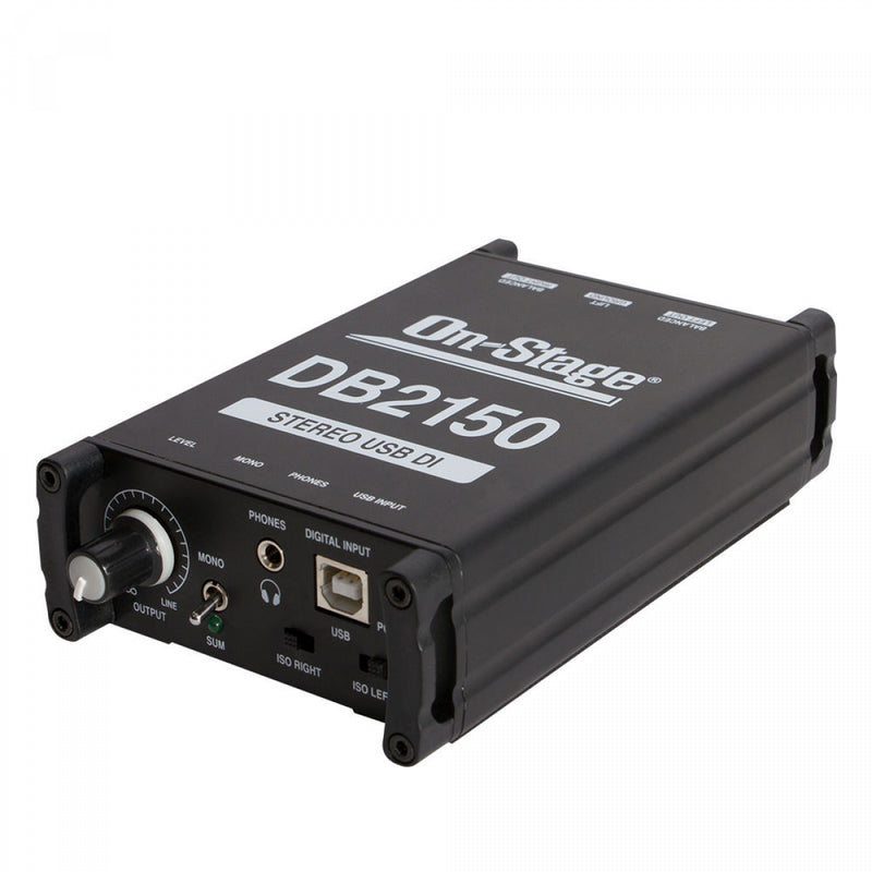 On-Stage Stands DB2150 Passive USB DI Box