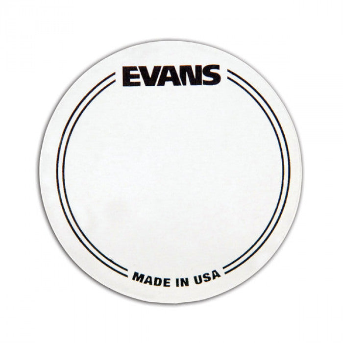 Evans Clear Poly Bass Drum Patch for Single Kick Pedals (X2)