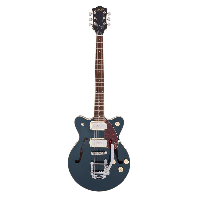 Gretsch G2655T-P90 Streamliner Center Block Jr. Double-Cut P90 with Bigsby - Laurel Fingerboard, Two-Tone Midnight Sapphire and Vintage Mahogany Stain