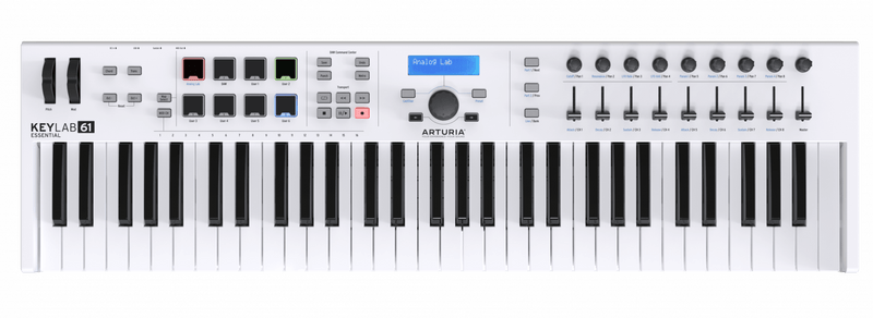 Arturia Keylab Essential 61 Keyboard Controller (white)