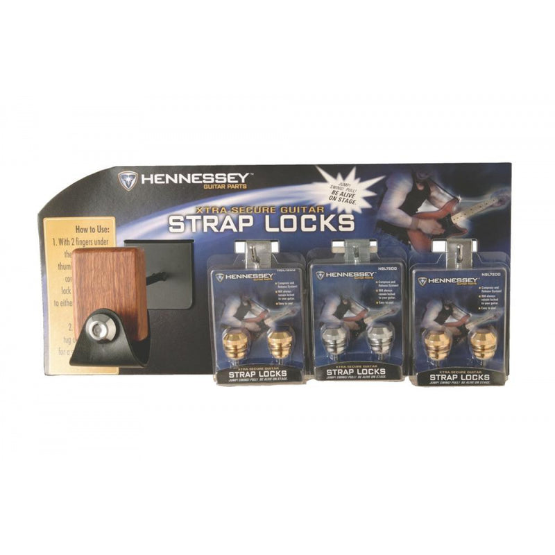 Hennessey NSLD-1000 Hennessey™Strap Lock Wall Display