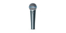 Shure BETA 58A Supercardioid Dynamic With High Output Neodymium Element, For Vocal And Instrument Applications