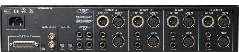 Universal Audio 4-710d Four-Channel Mic Pre