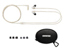Shure SE215 Sound Isolating Earphones - Wired, Clear