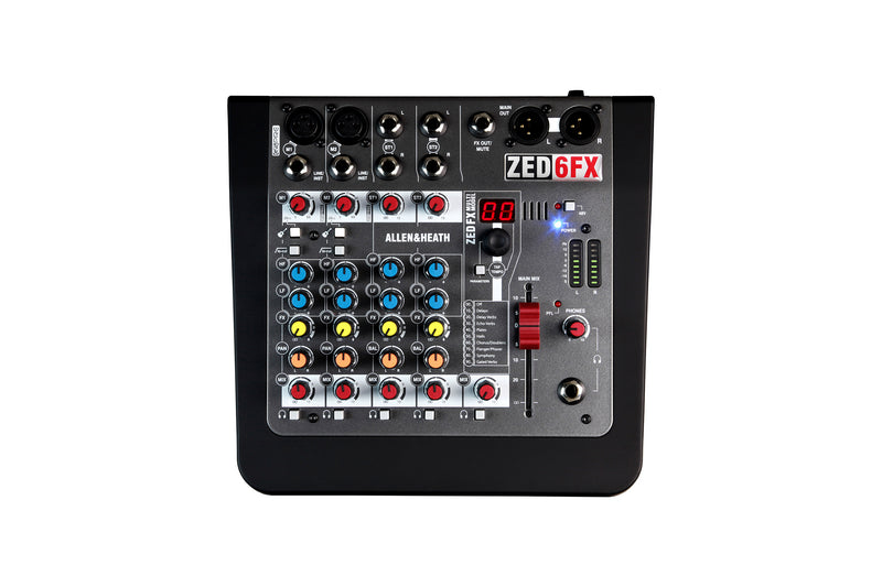 Allen & Heath ZED-6FX 6 Channel Mixer With Effects