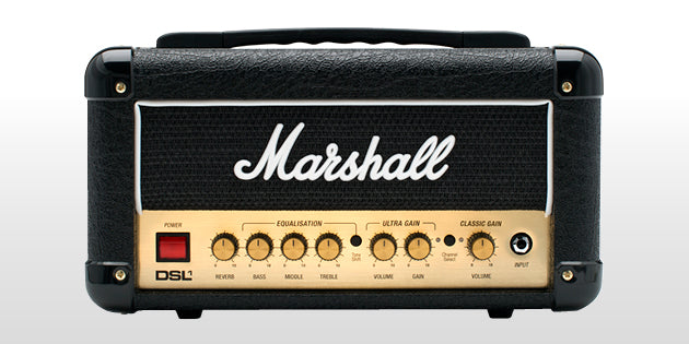 Marshall DSL1HR 1W All-Valve 2 Channel Head With Digital Reverb