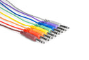 Hosa CSS-845 Balanced Patch Cables, 1/4 in TRS to Same, 1.5 ft