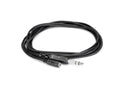 Hosa MHE-310 Headphone Adaptor Cable, 3.5 mm TRS to 1/4 in TRS, 10 ft