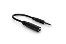 Hosa MHE-158 Headphone Adaptor, 3.5 mm TRRS to Slim 3.5 mm TRRS