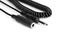 Hosa HPE-325C Headphone Extension Cable, 1/4 in TRS to 1/4 in TRS, 25 ft
