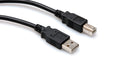 Hosa USB-215AB High Speed USB Cable, Type A to Type B, 15 ft
