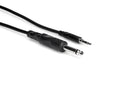 Hosa CMP-103 Mono Interconnect, 1/4 in TS to 3.5 mm TRS, 3 ft
