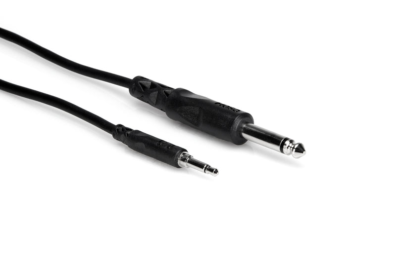 Hosa CMP-303 Mono Interconnect, 3.5 mm TS to 1/4 in TS, 3 ft