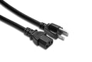 Hosa PWC-425 Power Cord, IEC C13 to NEMA 5-15P, 25 ft