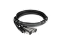 Hosa CYX-402M Stereo Breakout, 3.5 mm TRS to Dual XLR3M, 2 m